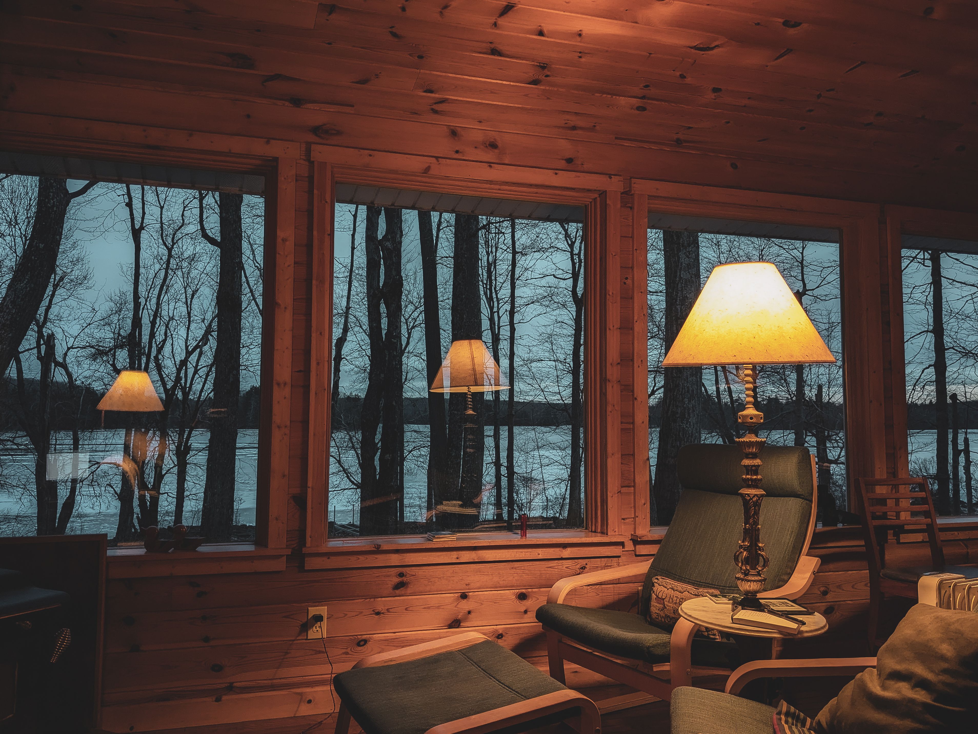 Cozy Wayne Pnennsylvania Interior in Winter